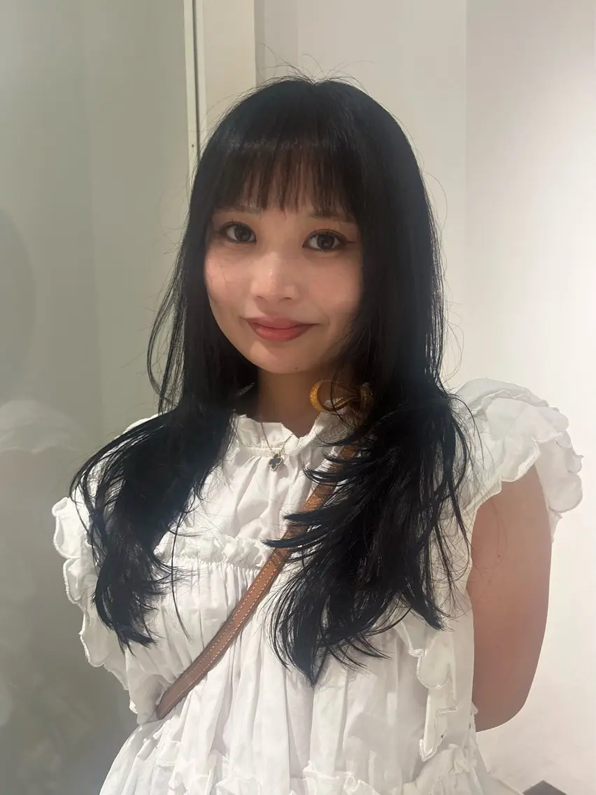ロング カラー らん カラーモデル募集中のヘアスタイル