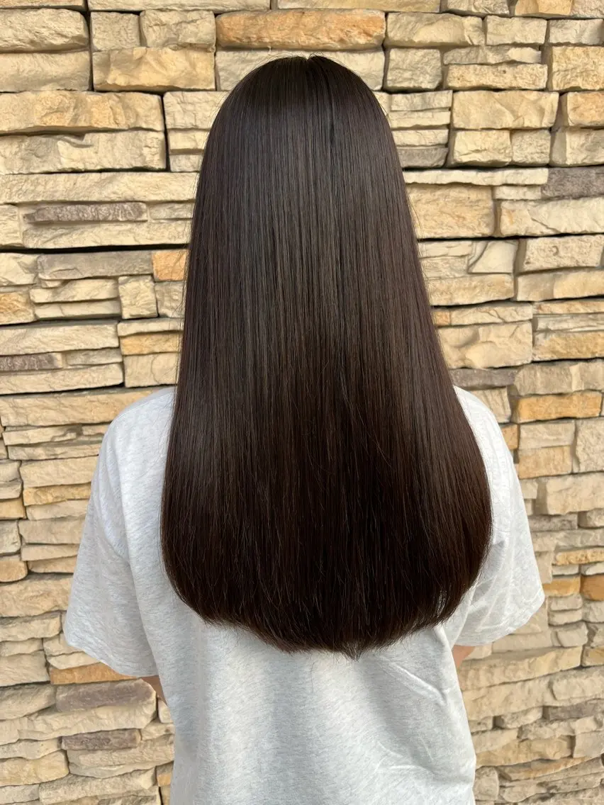 ロング カラー 林 和香菜のヘアスタイル