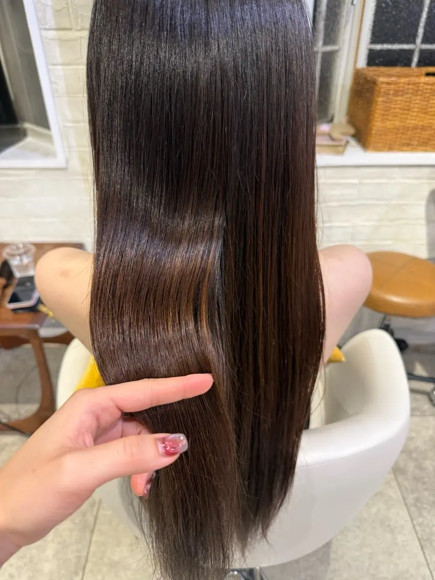 ノンダメージ縮毛矯正💖の写真