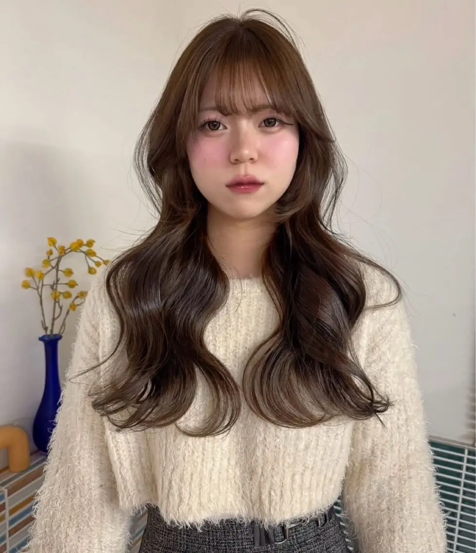 ロング カラー ヘアカラー 石田 愛華のヘアスタイル