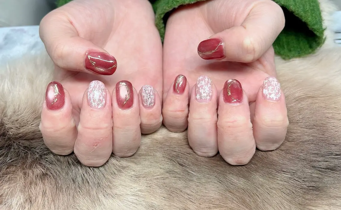 ネイル 持ち込み シンプルネイル ハンドネイル Nail ecxia ／Reikaのネイルデザイン