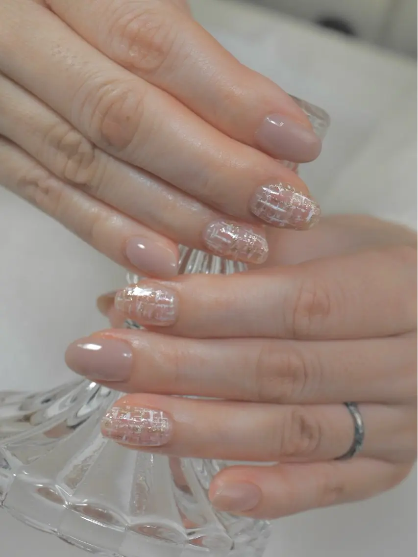 ネイル ツイードネイル Nail Salon .Lalahのネイルデザイン