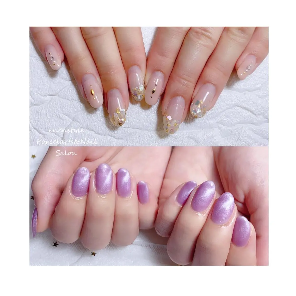 ミディアム ネイル ジェルネイル ニュアンスネイル オフィスネイル ワンカラーネイル パラジェル ハンドネイル 🐾enen style 🐾のネイルデザイン