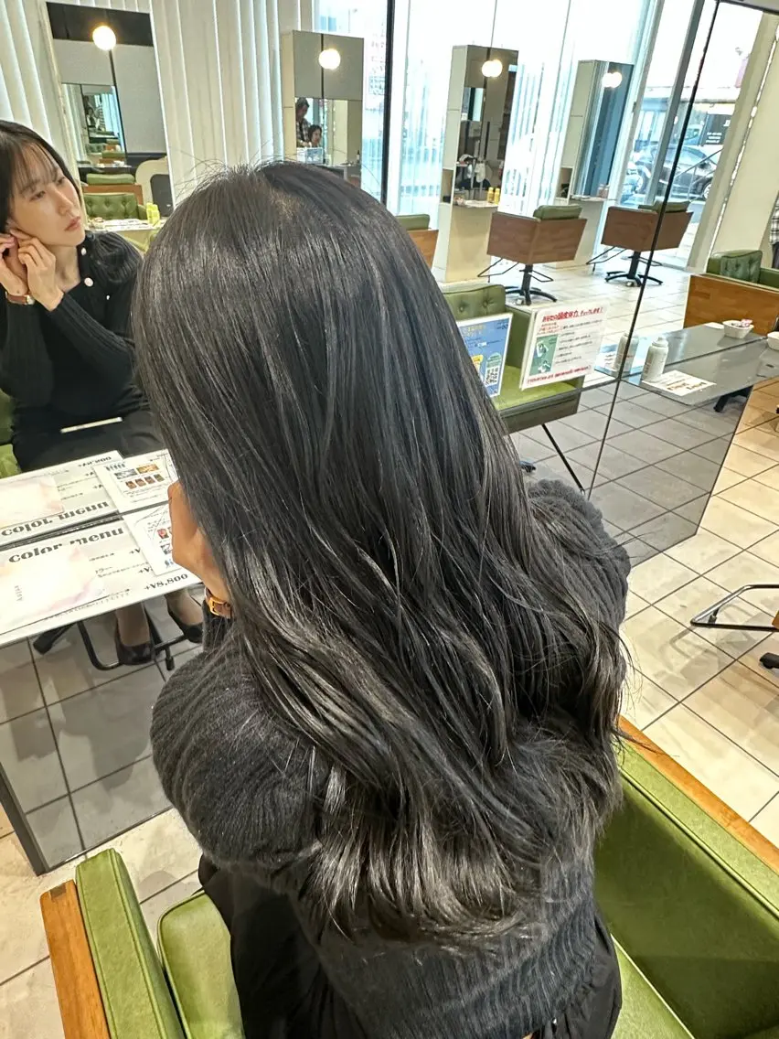 カラー 黒髪 ヘアカラー メンズ特化/ 安藤太一のヘアスタイル