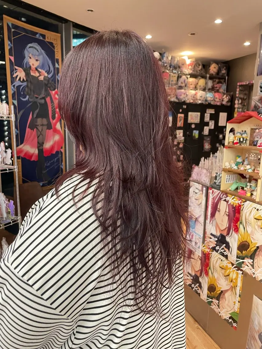 ☔️5月限定🪻カット+うる艶ワンカラー🩵レイヤー/韓国ヘア/ウルフ/ボブ/ショートの写真
