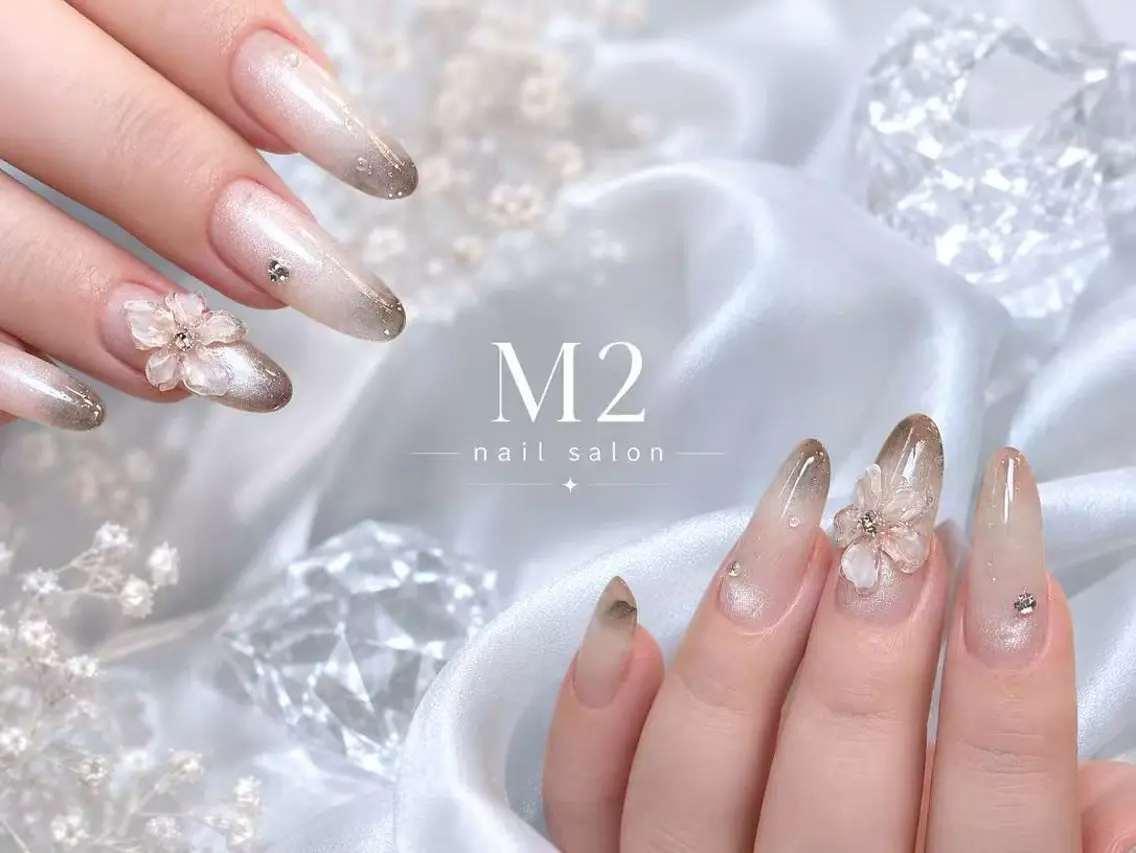 ネイル ハンドネイル 長さだし専門店 M2 rikaのネイルデザイン
