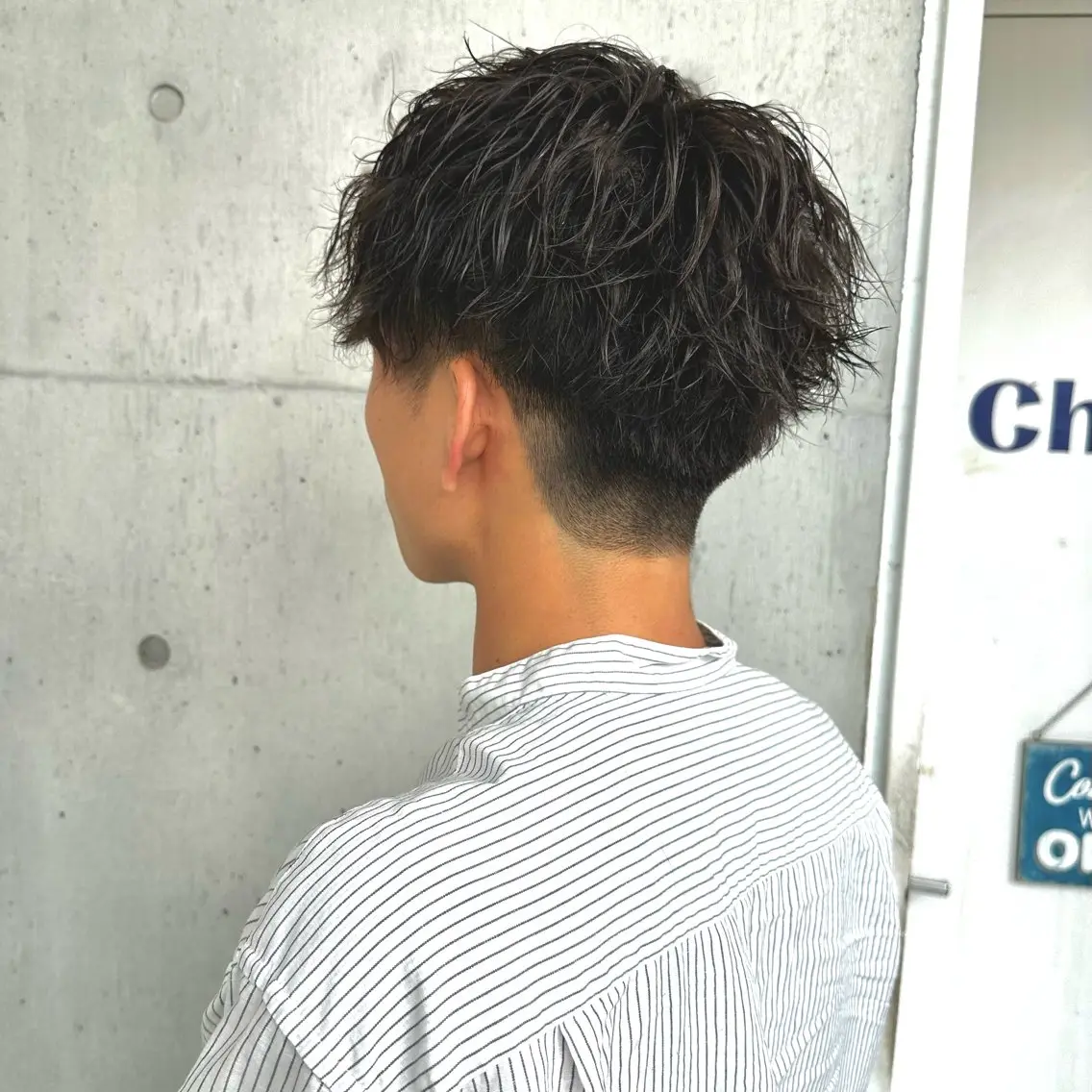 ショート パーマ カット パーマ トリートメント 👑メンズパーマ👑 中谷 陸のヘアスタイル