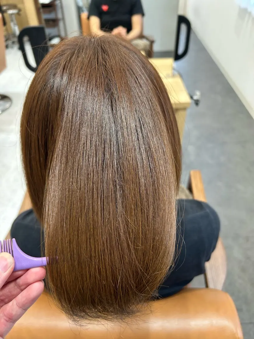 【特許取得】ストレート+カット+AIカラー診断の写真