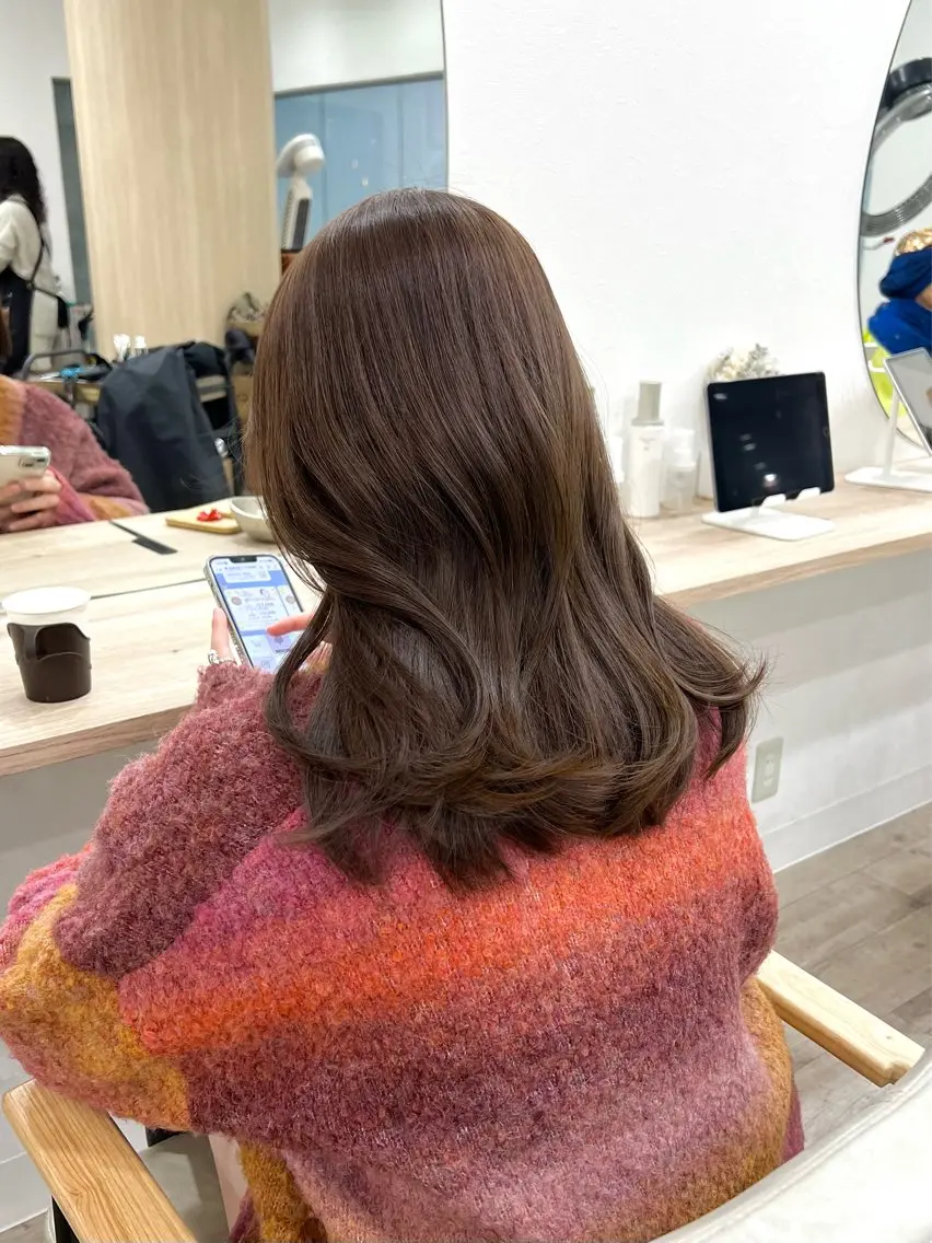 カラー TOKI mahoのヘアスタイル