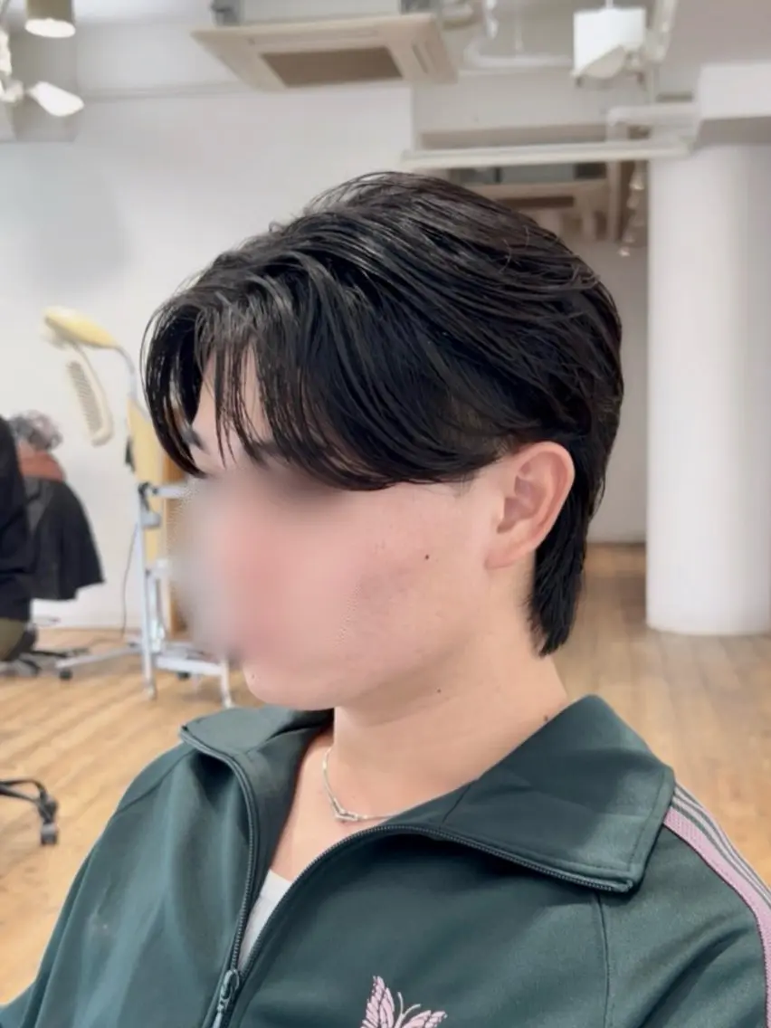 ショート メンズ センターパート メンズ韓国風 顔周りカット 韓国風ヘア カット パーマ Koki/ メンズヘア特化のヘアスタイル