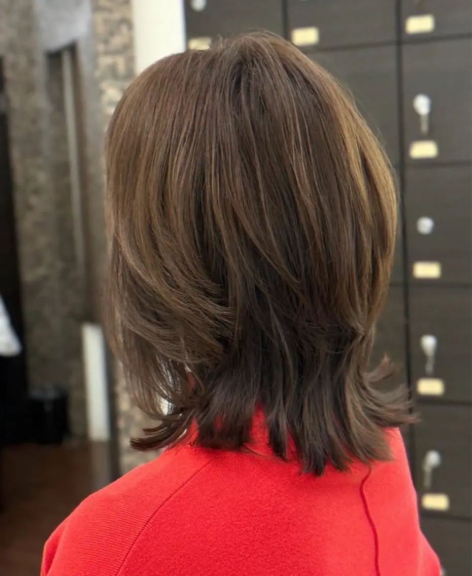 ミディアム visage ももかのヘアスタイル