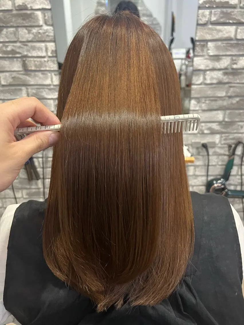 ロング 縮毛矯正 🌸コンドウ ハルト🌸のヘアスタイル