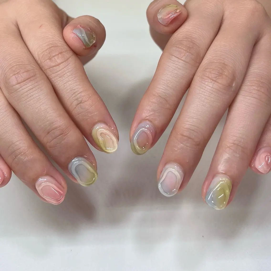 ネイル ぷっくりネイル ハンドネイル Chipi Neneのネイルデザイン