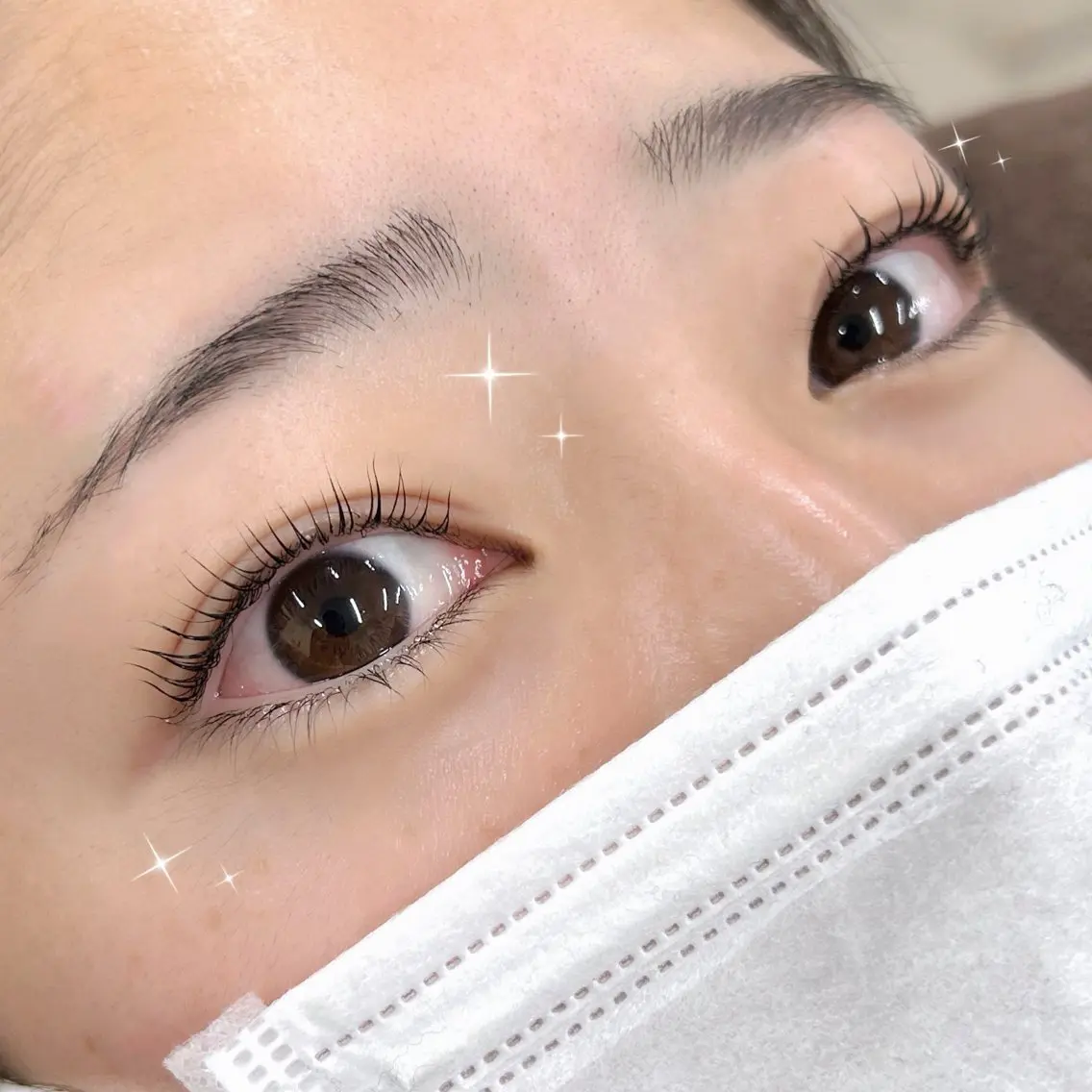 マツエク・マツパ 一重×まつ毛パーマ REMIA 🤍harukaのネイルデザイン