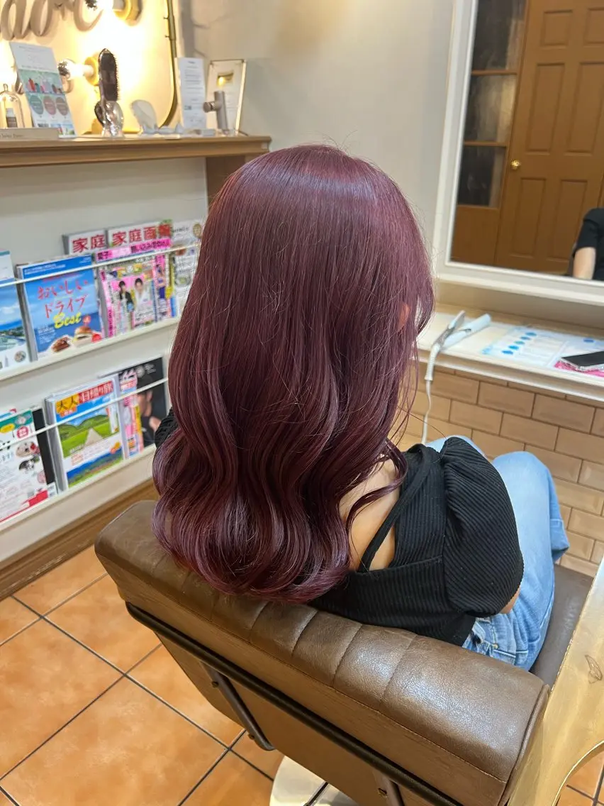 ミディアム カラー ヘアアレンジ カラーモデル募集中! 藤村 優華のヘアスタイル