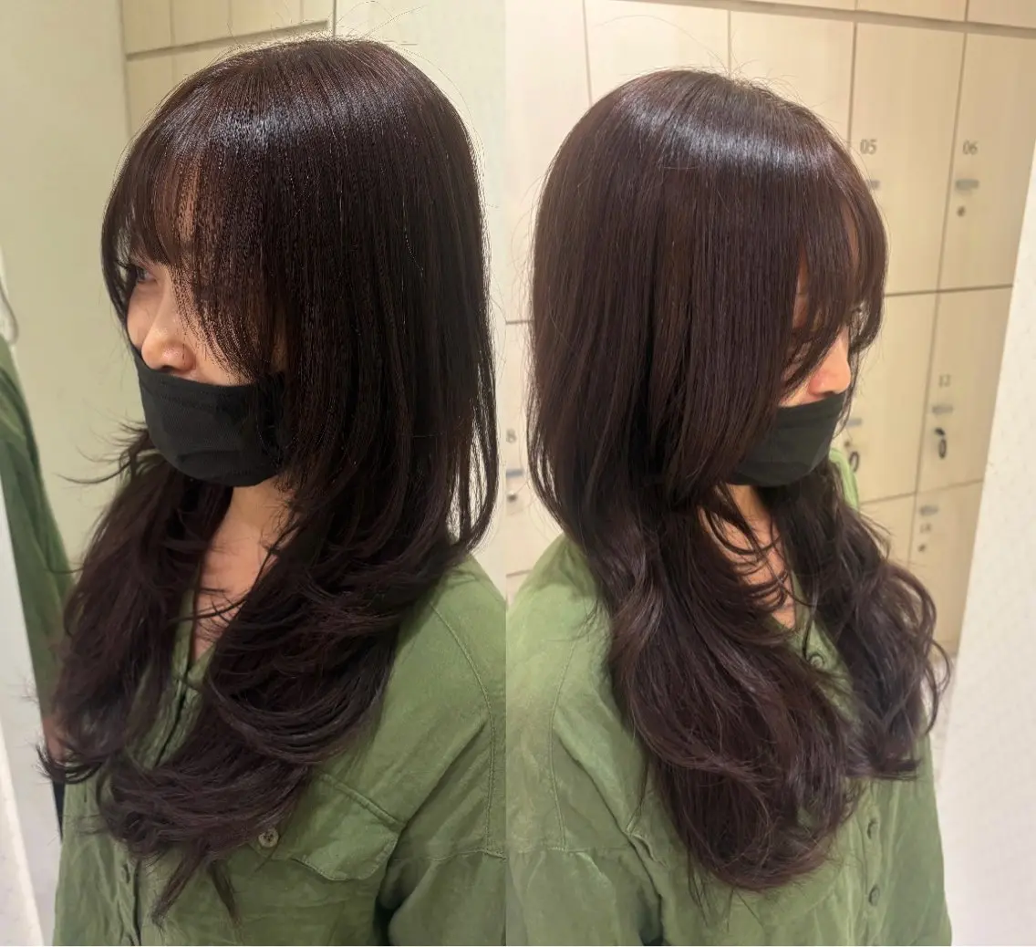 ロング レイヤーカット/ YUZUYU🎀のヘアスタイル