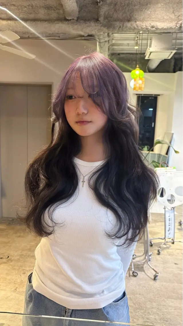 ロング ヘアカラー ★梅田お洒落カラー ちどり★のヘアスタイル