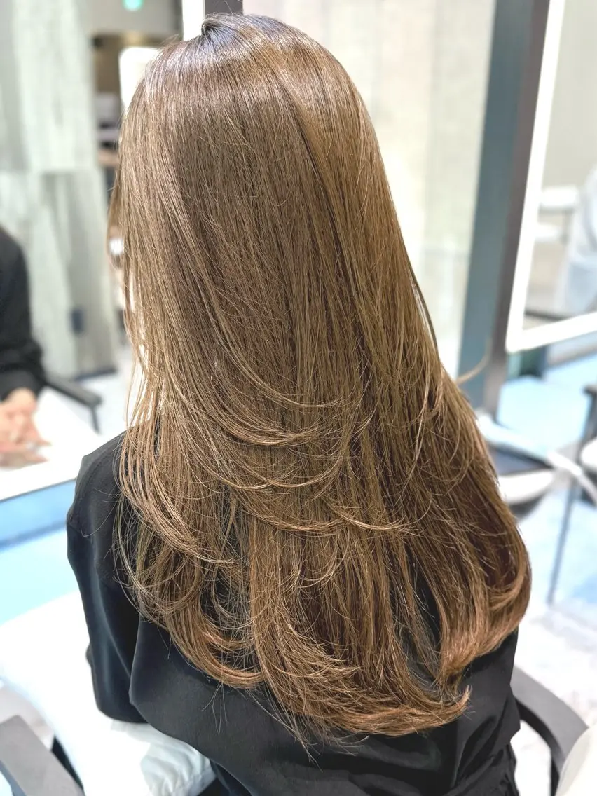 ロング レイヤーカット 撮影の為期間限定 KOHEIのヘアスタイル