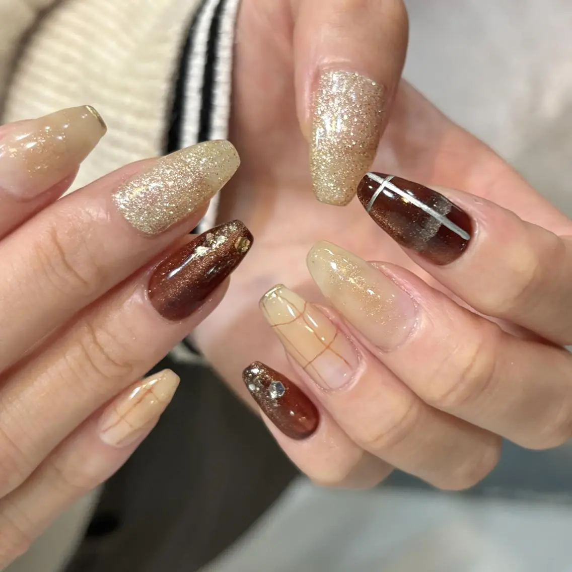 ネイル バレンタイン Face&Nail NANAのネイルデザイン