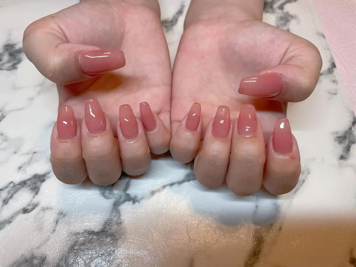 ネイル 長さ出し ハンドネイル エン Nail salonのネイルデザイン