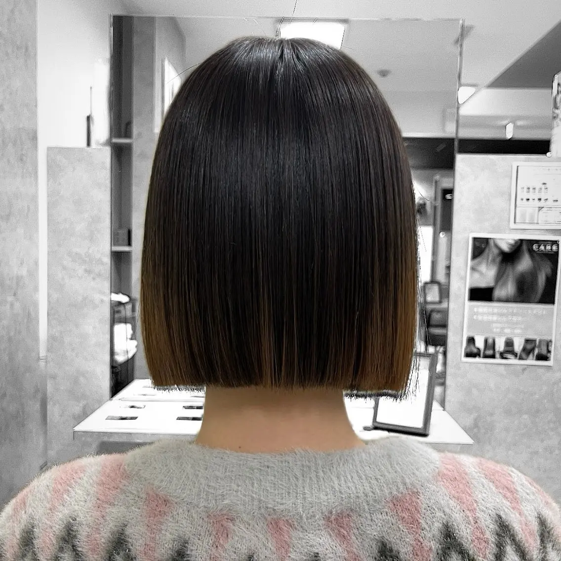 ショート ボブ 縮毛矯正 縮毛・酸性ストレート 特化のヘアスタイル