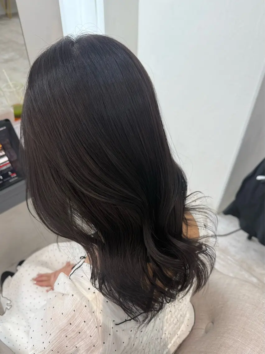 セミロング カラー カット ヘアカラー トリートメント piLLon/ RYUKAのヘアスタイル