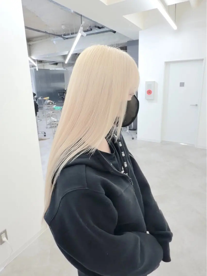 【🫧ダブルブリーチ＆カラー＆トリートメント🫧】着地▶︎ブロンドなどの写真