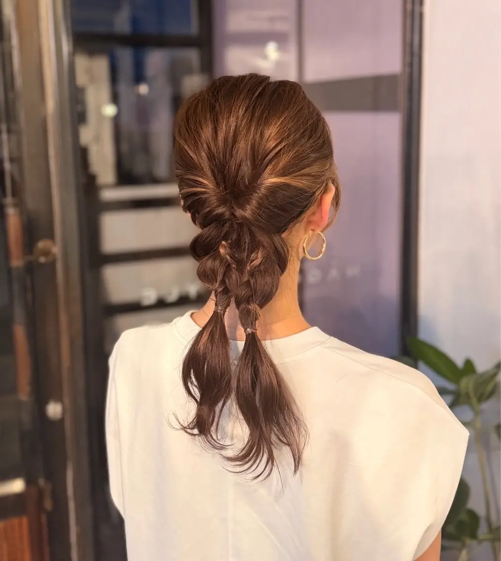 ヘアアレンジ NAGONSTYLE 高塩知輝のヘアスタイル