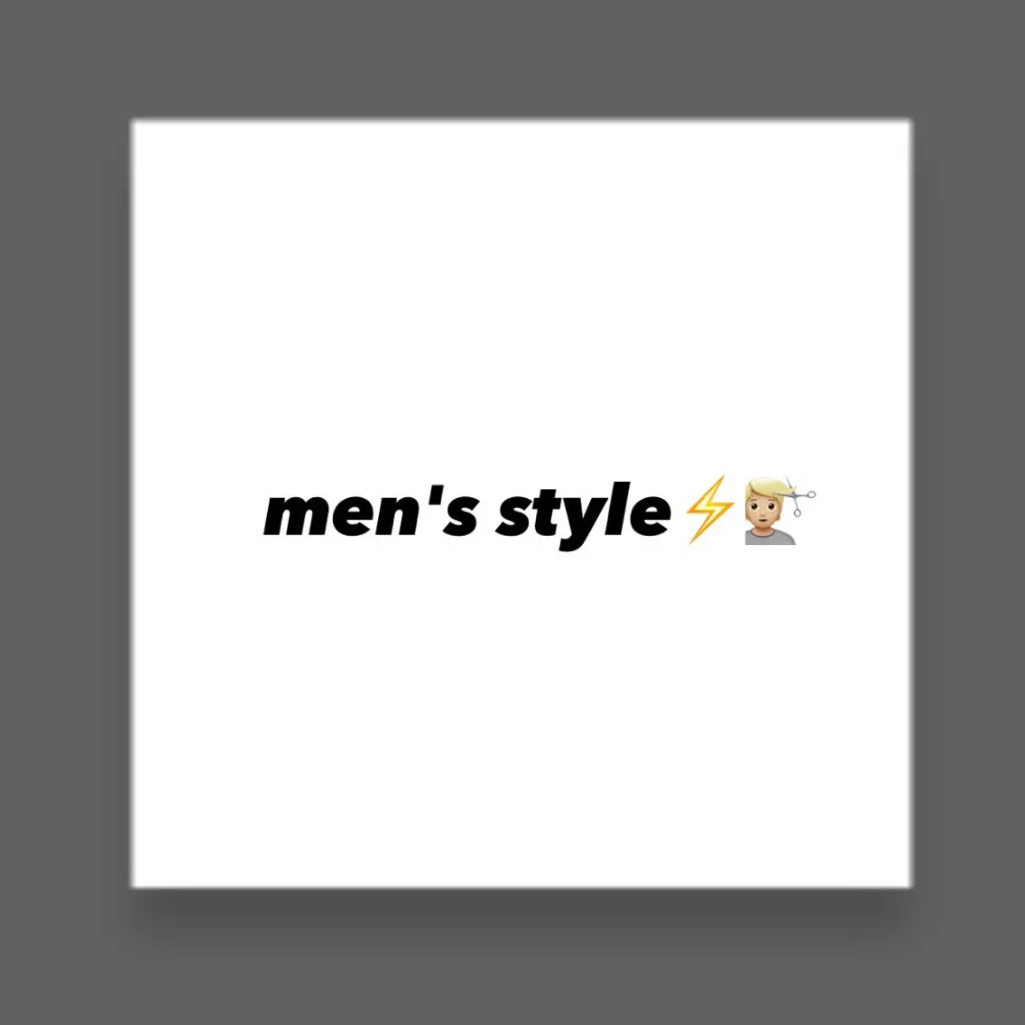 【⚡️men's style💇🏼】18:00startの写真