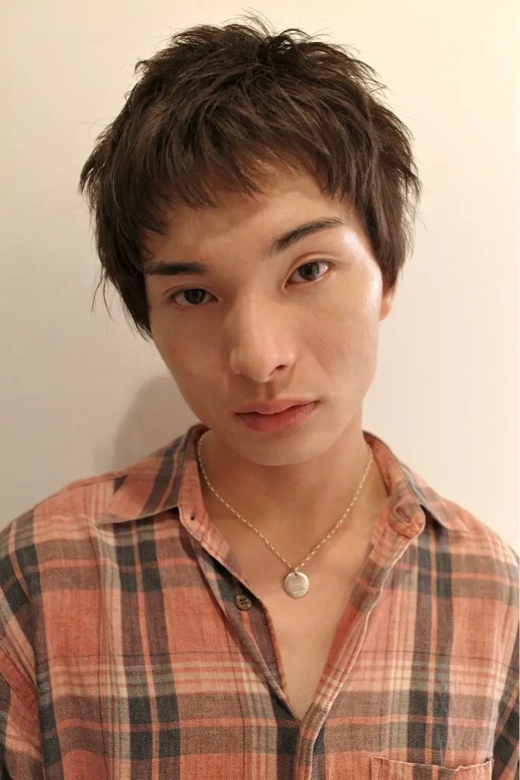 メンズ センターパート マッシュ メンズパーマ メンズショート スパイキーショート カット ヘッドスパ 🔥ショート特化 masaki🔥のヘアスタイル