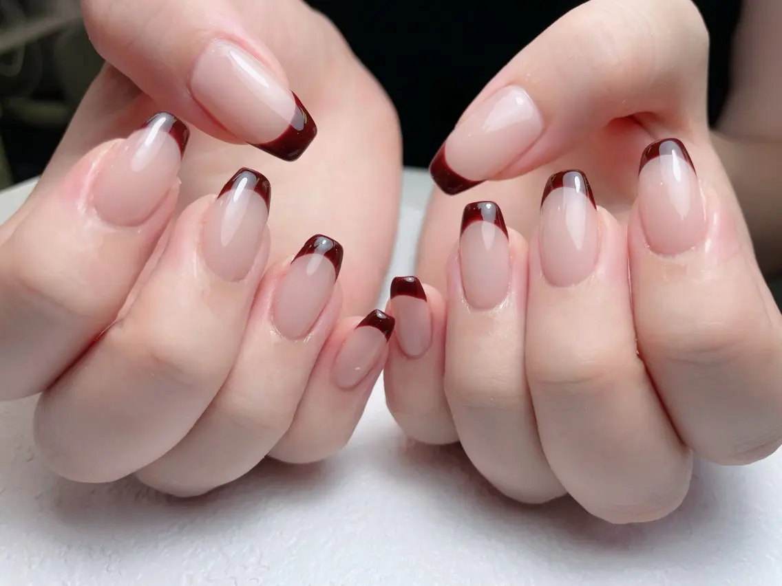ネイル チークネイル 長さ出し フレンチネイル ジェルネイル 韓国ネイル 中野駅から2分 MEO NAILのネイルデザイン