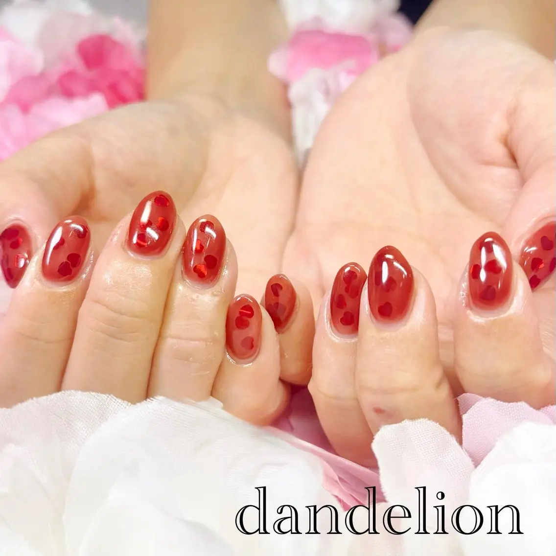 ネイル ハンドネイル ハンドケア dandelion ダンデライオンのネイルデザイン