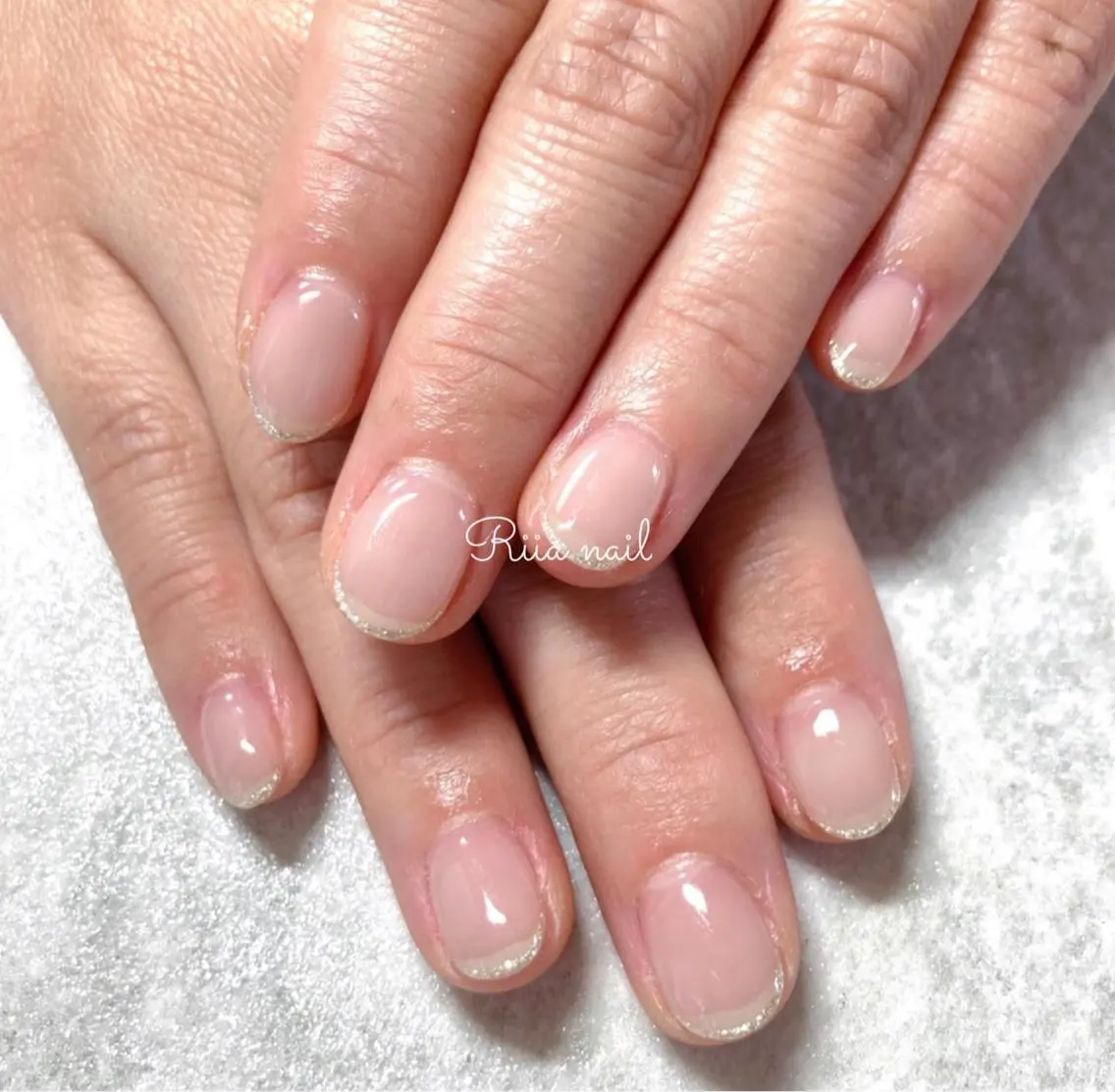 ネイル ラメ(グリッター) ワンカラーネイル ハンドネイル Riamy NAIL&HAIRのネイルデザイン
