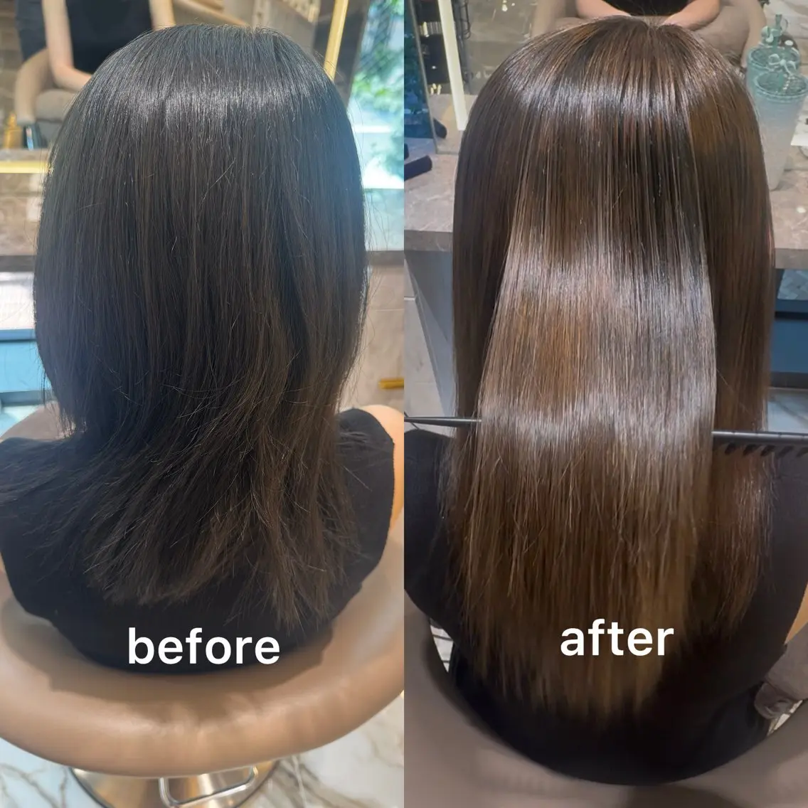 セミロング トリートメント 清楚ギャルの女王👑 めい🩶🩶のヘアスタイル