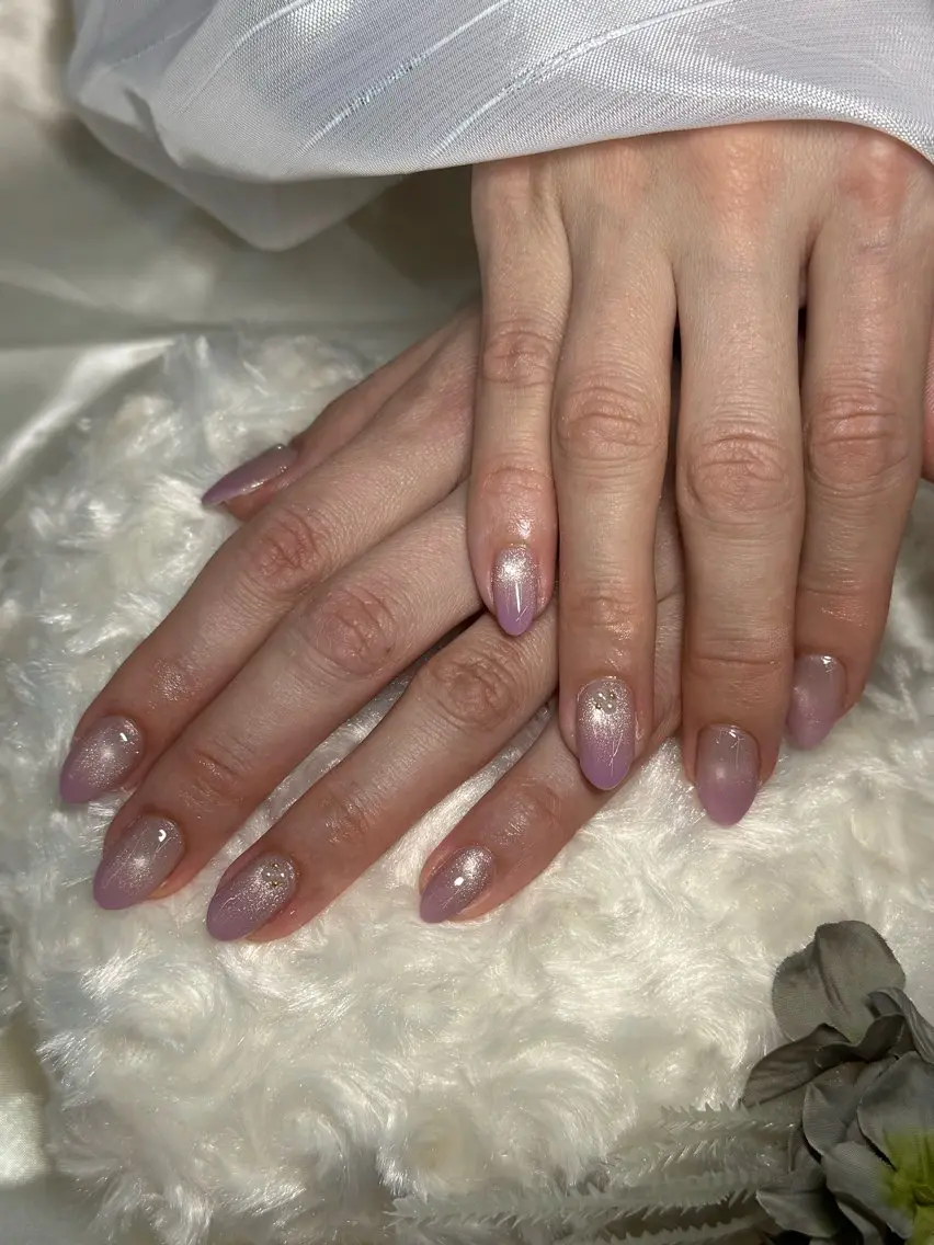 ネイル グラデーション マグネットネイル シンプルネイル Nail Lism 【ネイルリズム】のネイルデザイン