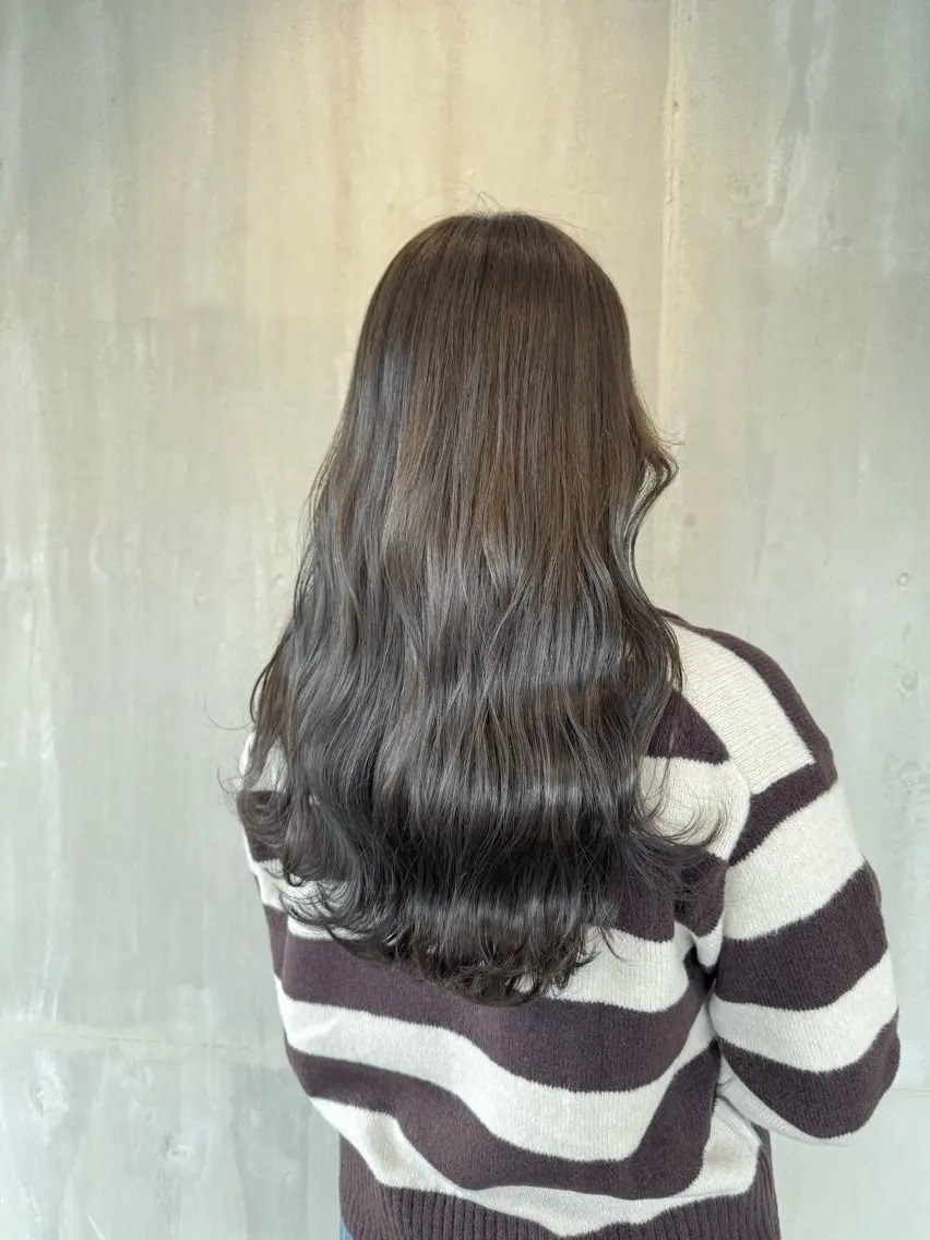 ロング カラー ヘアカラー 透明感カラー 天羅のヘアスタイル