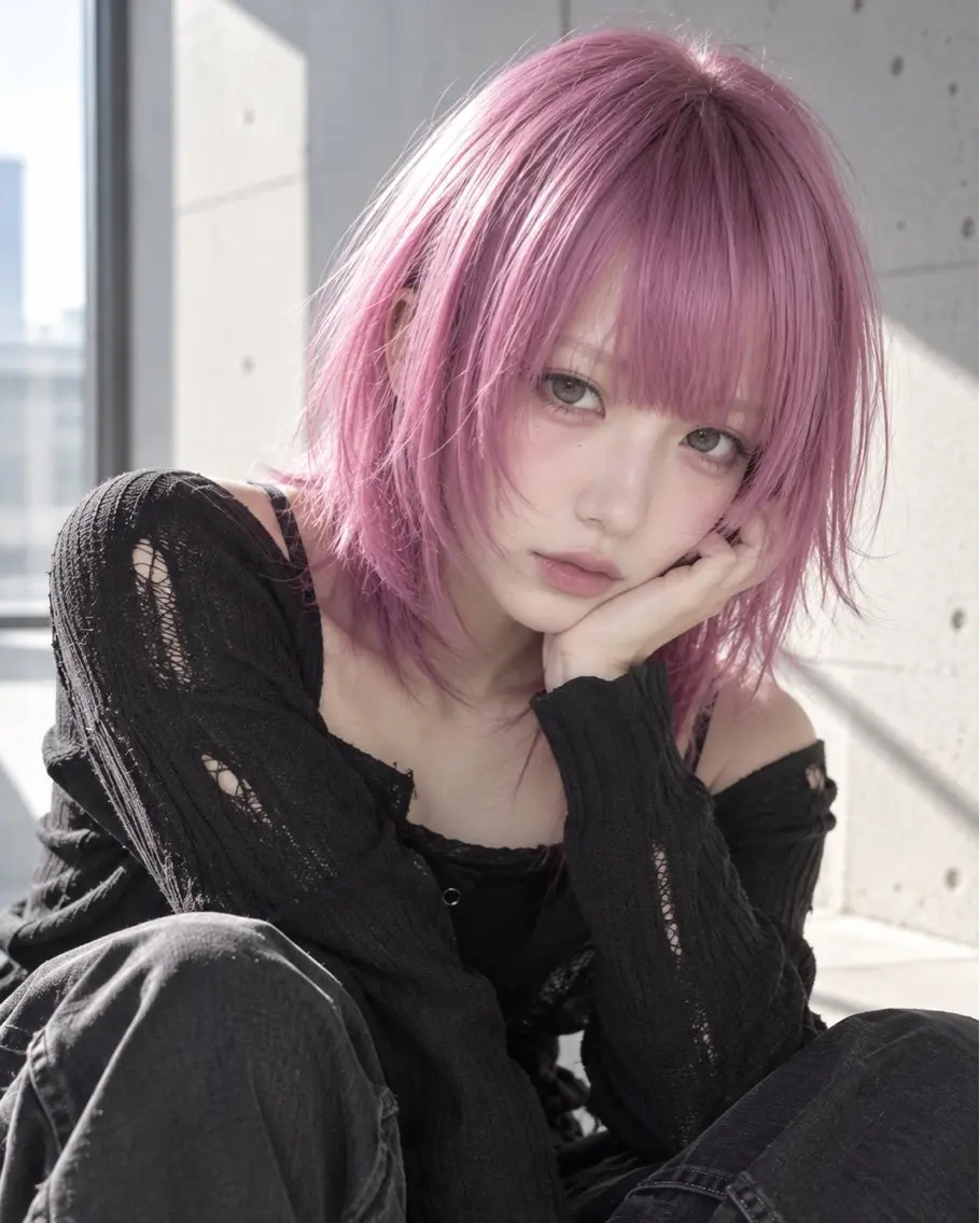 【10/19(月)限定】ブリーチリタッチ＋艶カラー＋1STEPトリートメントの写真