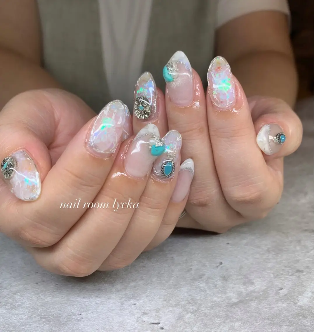 ネイル ネイルルームリッカ 𝐦𝐚𝐲𝐮のネイルデザイン