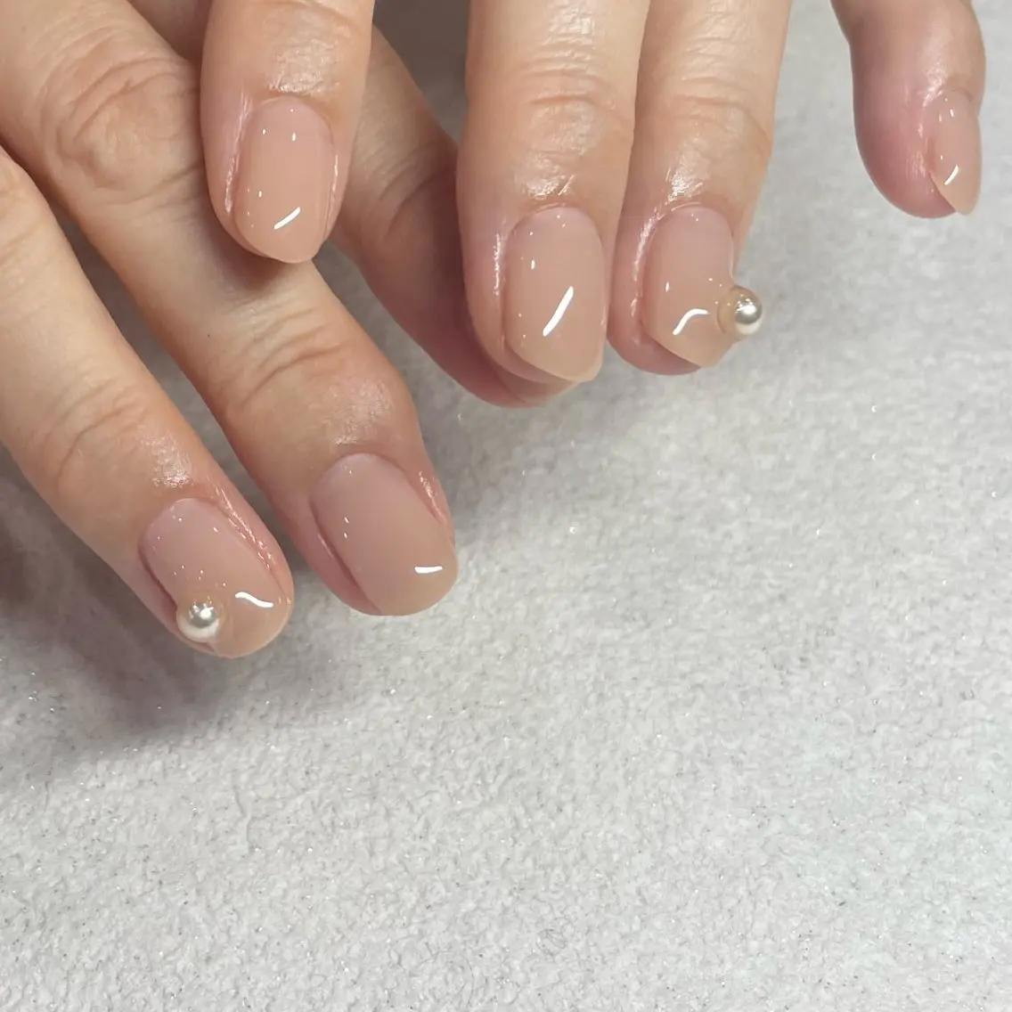 ネイル ハンドネイル パラジェルネイル 大人可愛/シンプルのネイルデザイン