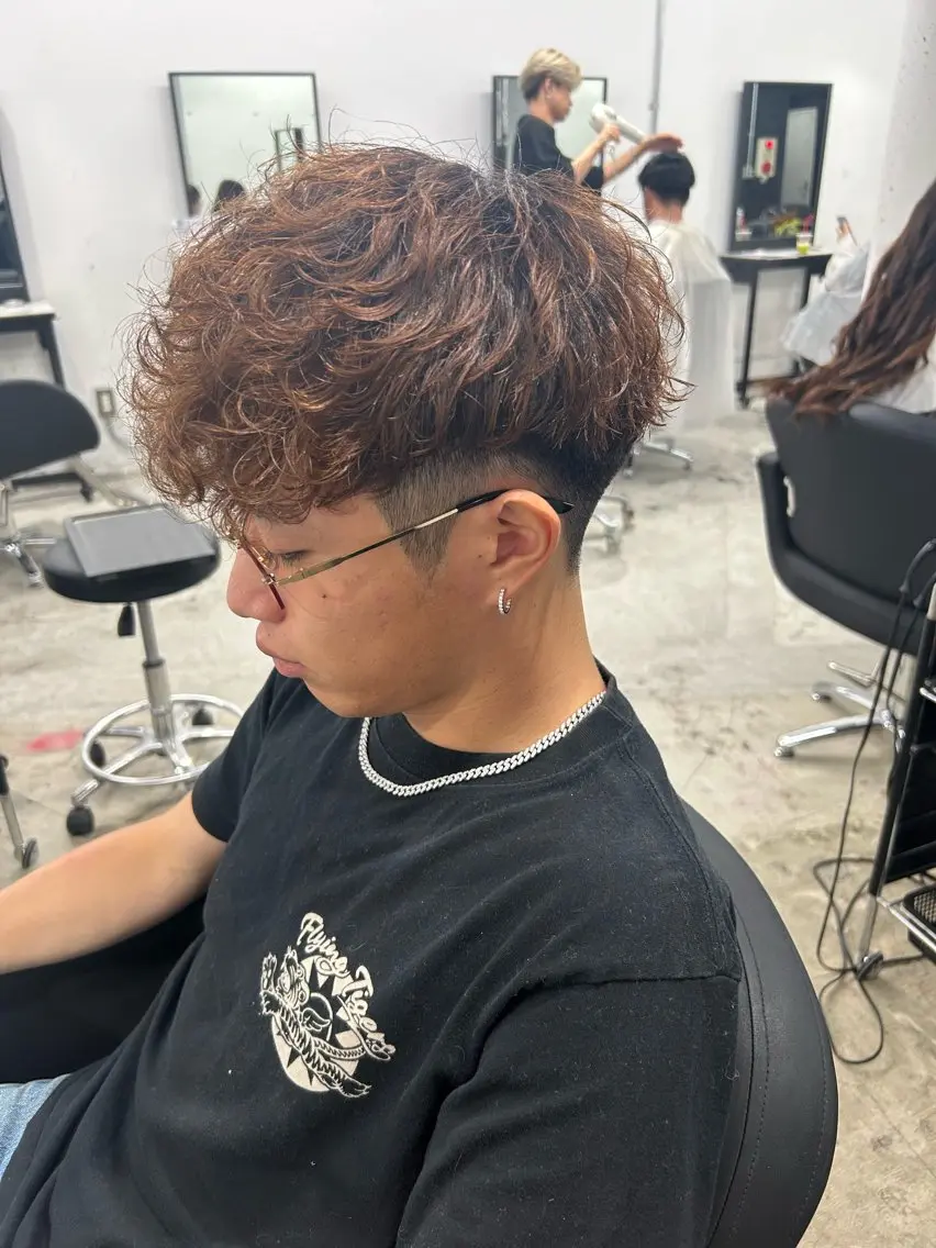 ショート パーマ メンズ 【pia】 syuuのヘアスタイル