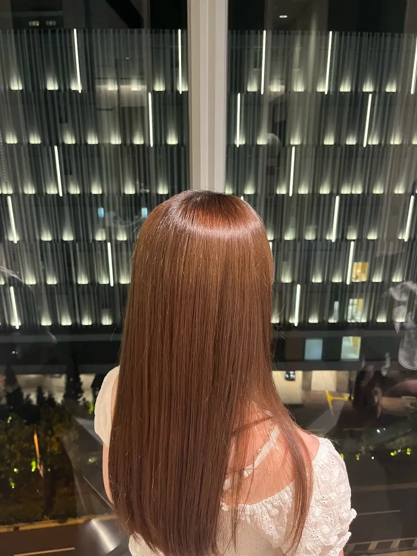 【🔥minimo限定🔥】胸下ロングベーシックワンカラー＋𝔸𝕦𝕛𝕦𝕒トリートメントの写真