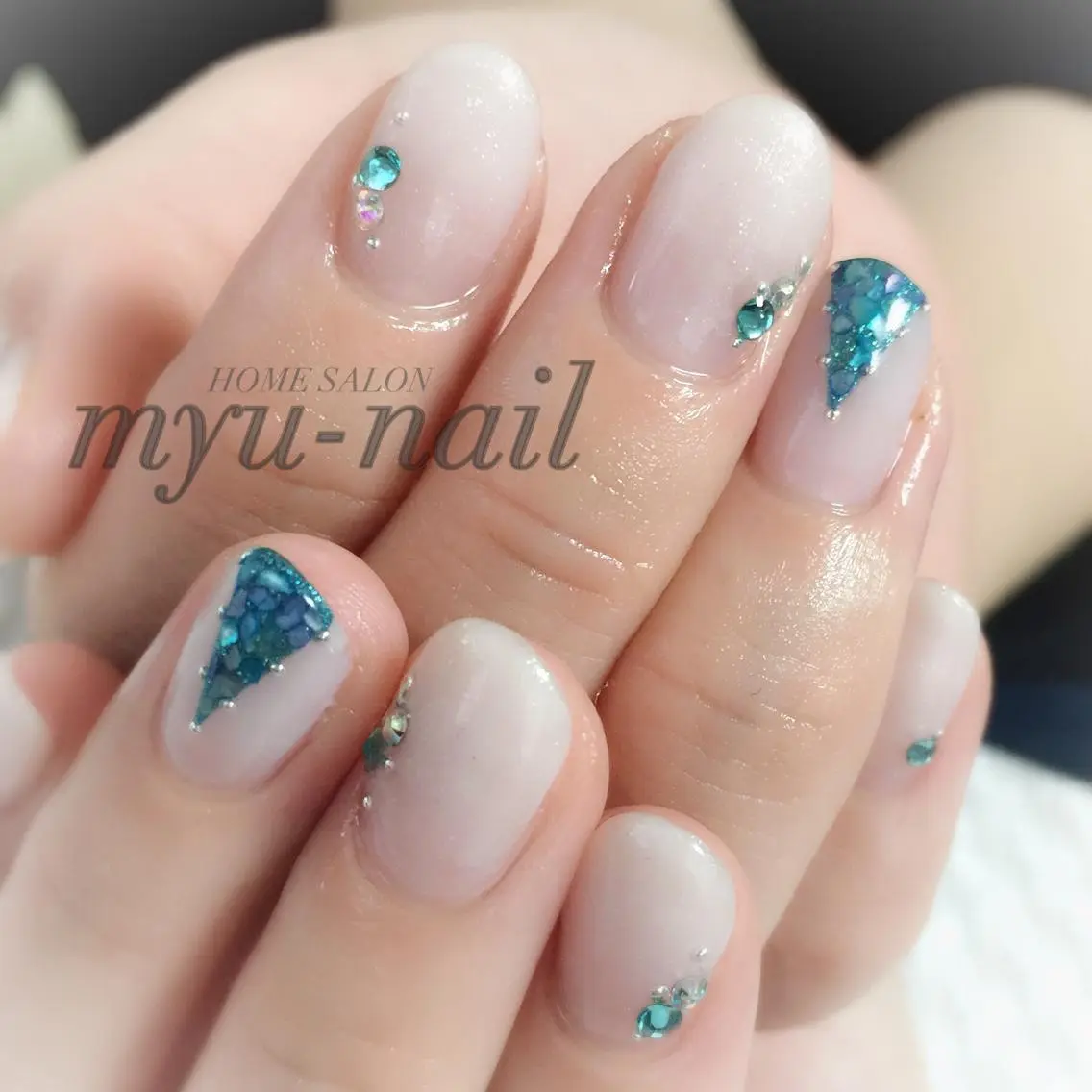 ネイル アートネイル ハンドネイル ホームサロン myu-nailのネイルデザイン