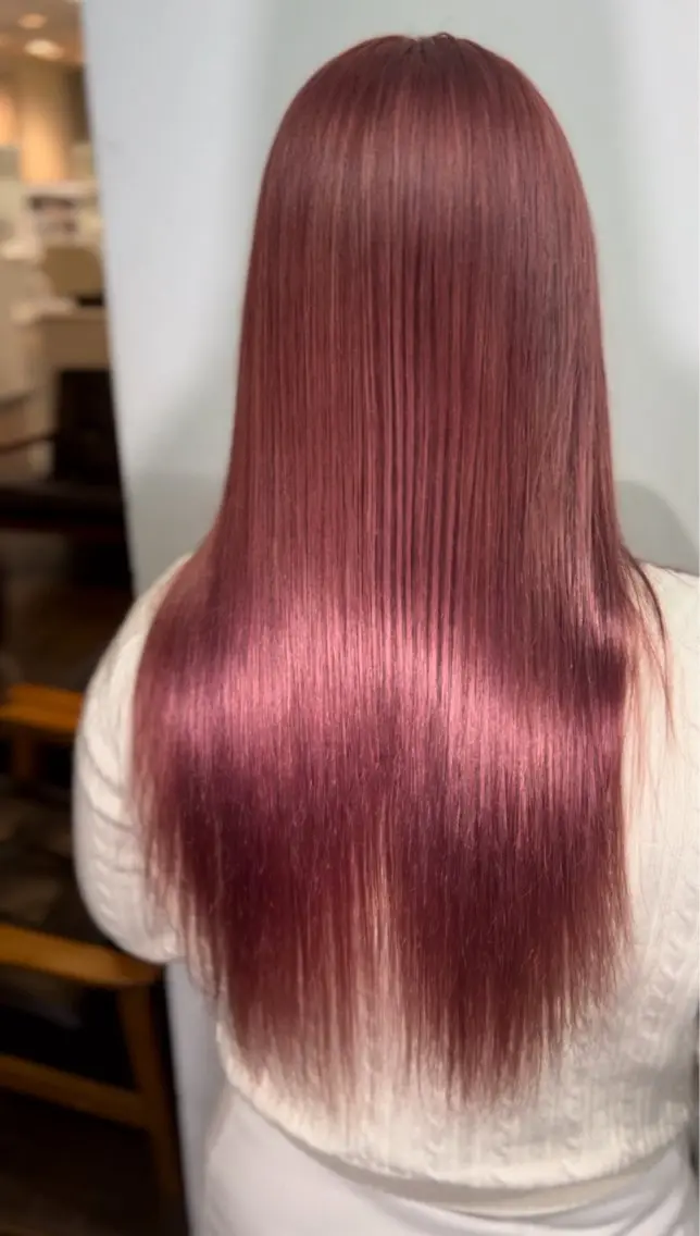 カラー ダブルカラー ピンクカラー 梅田 メンズWカラー 大畑 蒼空のヘアスタイル