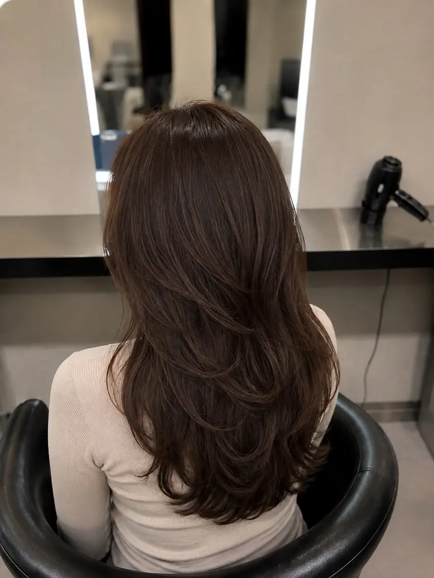 ミディアム カラー ブラウンカラー トリートメント 🌈ウルトワ水素 髪質改善naru🌈のヘアスタイル