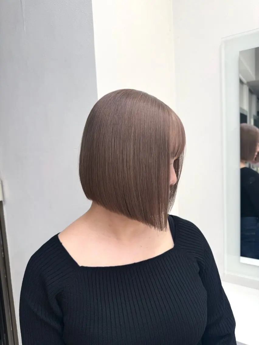 カラー Over hair_ misakiのヘアスタイル