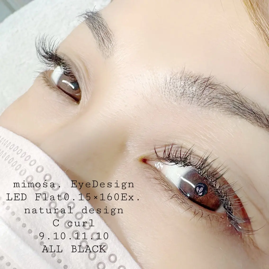 マツエク・マツパ マツエク mimośa. EyeDesignのマツエク・マツパデザイン