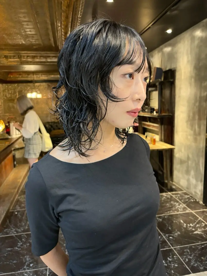 ミディアム パーマ デザインレイヤー/ KOSUKEのヘアスタイル