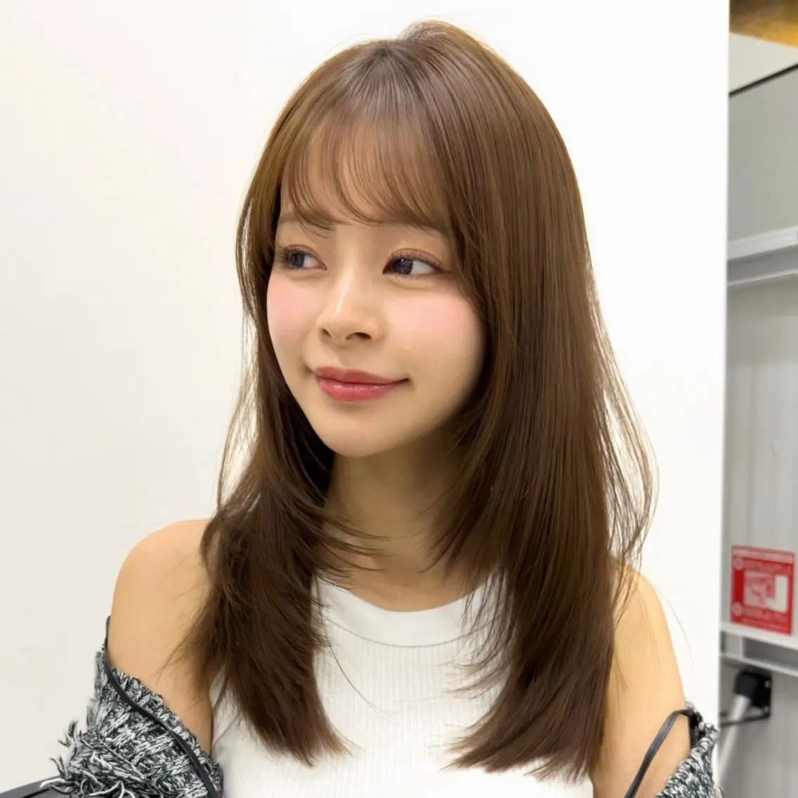 ミディアム カラー レイヤー🐏髪質改善 /透明感/みっきーのヘアスタイル