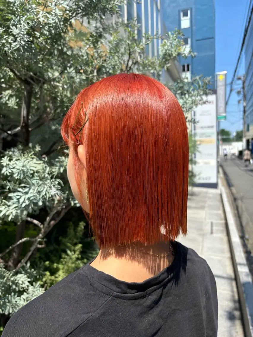 ショート カラー 明津 桜空のヘアスタイル