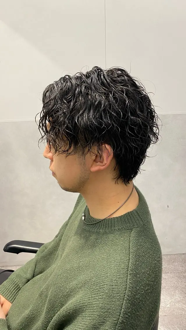 パーマ メンズ メンズパーマ カット パーマ 渋谷/メンズパーマ 大岡拓海のヘアスタイル
